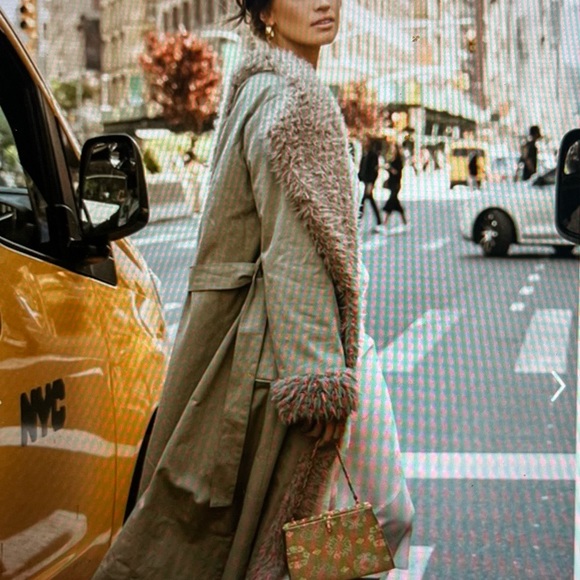 Spell and the Gypsy Long Green coat size S/M - Picture 3 of 8